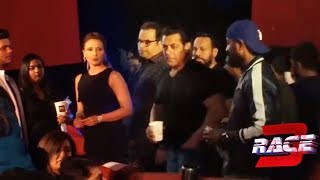 Salman Khan With Girlfriend Iulia Vantur At Allah Duhai Hai Song Launch | RACE 3