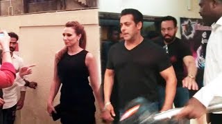 Salman Khan's Girlfriend Iulia Vantur Exit RACE 3 Music Launch Event | Allah Duhai Song Launch