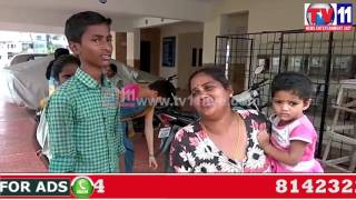 CHILD DIED BY STUCK IN APARTMENT LIFT DOOR AT VISHAKHA TV11 NEWS 5TH JUNE 2017