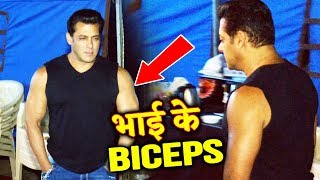 Salman Khan Shows Off His BIG BICEPS | Race 3 Promotions