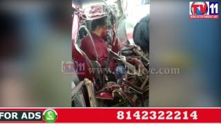 FATHER AND DAUGHTER DIED IN CAR ACCIDENT AT KANDAWADA STAGE CHEVELLA TV11 NEWS 7TH JUNE 2017