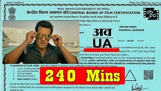 RACE 3 Got UA Censor Certificate With 2 Hours 40 Minutes Screen Time