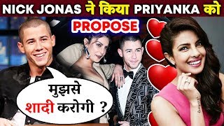Priyanka Chopra Gets A Marriage Proposal From Nick Jonas