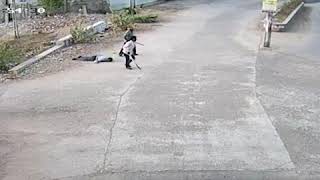 Live murder caught in cctv camera in Mehsana