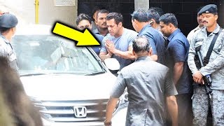 Salman Khan WELCOMES BJP's Nitin Gadkari At Galaxy Apartment | Modi's 4 Yrs Acheviement Discussion