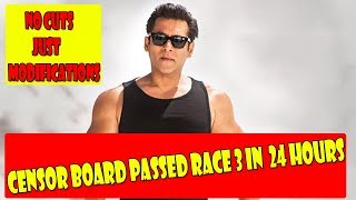 RACE 3 Movie Gets Censor Certificate In Just 24 Hours