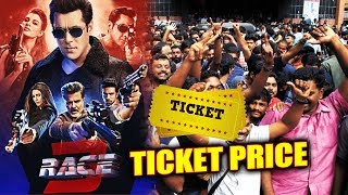 RACE 3 Ticket PRICE COSTLIEST | Salman Khan