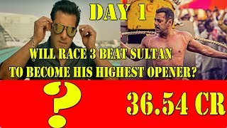 Will RACE 3 Beat SULTAN Day 1 Collection To Become His Highest Opener At EID?