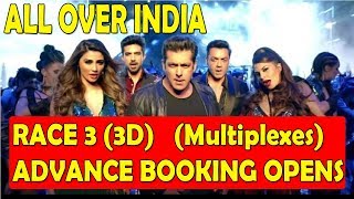 RACE 3 Movie 3D Advance Booking In Multiplexes Opens Across India