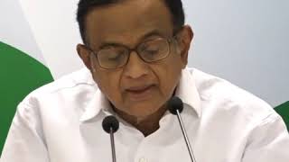 Highlights of AICC Press Briefing by P Chidambaram on the state of Indian economy