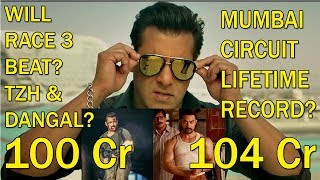 Will RACE 3 Beat DANGAL And Tiger Zinda Hai Lifetime Collection Records In MUMBAI?