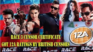 RACE 3 Movie Got 12 A Certificate In Overseas By British Censors