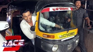 RACE 3 Villain Freddy Daruwala Drive Auto Rickshaw | Race 3 Grand Premier | Salman Khan
