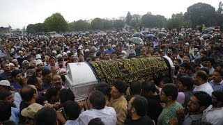 Journalist Shujaat Bukhari laid to rest in ancestral village in Kashmir