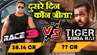 RACE 3 Vs Tiger Zinda Hai | DAY 2 Box Office Collection | Salman Khan