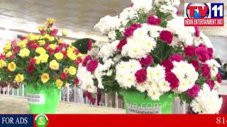 FLOWER SHOW 2ND DAY AT VISHAKHAPATNAM | Tv11 News | 30-12--2017