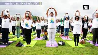 Amsterdam celebrates 4th International Day of Yoga
