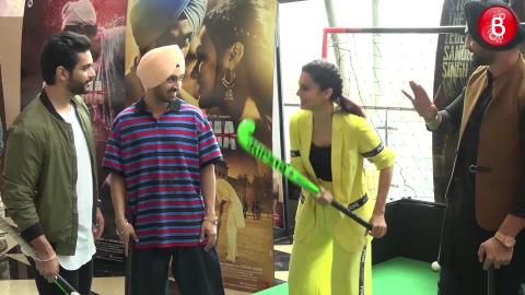 Chitrangada Singh and Deepak Singh at the Soorma Trailer launch