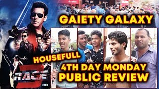 RACE 3 | 4th DAY PUBLIC REVIEW | Gaiety Galaxy HOUSEFULL | Salman Khan