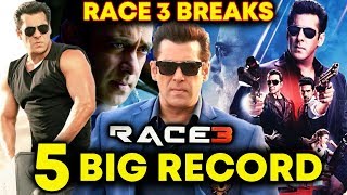 RACE 3 BREAKS 5 BIG RECORDS | Salman Khan FEVER All Over