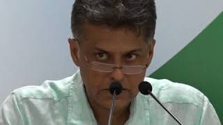 India's GDP: Highlights of AICC Press briefing by Manish Tewari at Congress HQ