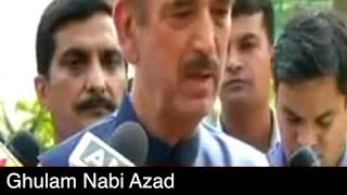 Ghulam Nabi Azad addresses media on BJP-PDP Break Up in Jammu & Kashmir
