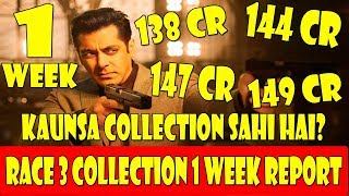 Four Different Collections Of RACE 3 Movie After 1 Week Which One Is True I My Views