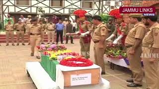 Wreath laying ceremony of policeman HC Habibullah held in Srinagar