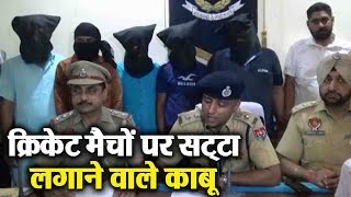 Cricket मैचों पर सट्टा लगाने वाले Gang के पांच मेंबर गिरफ्तार