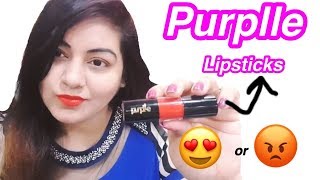 I Got a GIFT ???? from Purplle | Purplle Liquid Lipsticks Review & Swatches | JSuper Kaur
