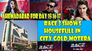 RACE 3 Shows Housefull In City Gold Motera Theatre For 3 Days I June 29 30 And July 1