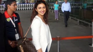Beautiful Parineeti Chopra Spotted At Mumbai Airport