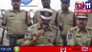 POLICE ARRESTED NOTORIOUS INTERSTATE THIEF | CP PRESS MEET IN HYD | Tv11 News | 20-03-2018