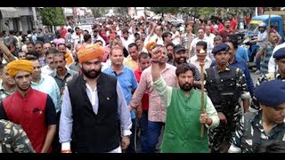 Lal Singh leads ‘Mashal Rally’ for CBI probe in Rasana case