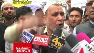 JRL Protest At Srinagar ( Video BY Sujah Baqal)