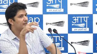 AAP Chief Spokesperson briefs on Tree Felling by NBCC, Expose on Central Govt Departments