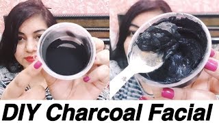 DIY Charcoal Facial for Glowing Skin | Blackheads, Whiteheads Removal | JSuper Kaur