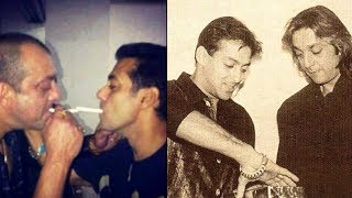 Salman Khan & Sanjay Dutt's Unseen Pictures Prove That They Are Real Bhai's Of Btown