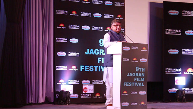 Minister Of Law And Justice Of India Ravi Shankar Prasad Gracing The Stage For #JFFDelhi Inauguration Ceremony!