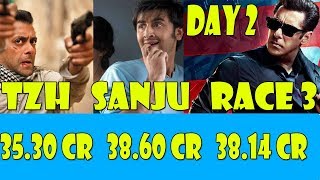 Sanju Movie Breaks RACE 3 And Tiger Zinda Hai Day 2 Record