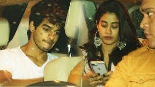 Janhvi And Ishaan Returns From Lucknow After DHADAK Promotion, Spotted At Airport