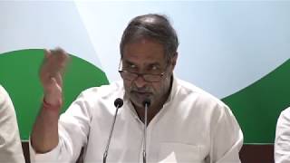 AICC Press Briefing By Anand Sharma at Congress HQ on the  Indian Economy