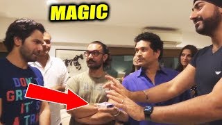 Aamir Khan, Varun Dhawan, Sachin Tendulkar Watches Magic Show Of Magic Singh