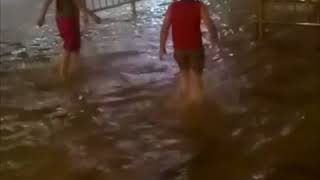 बारिश के कारण श्री दरबार साहिब में पानी ओवरफ्लो , नहीं कम हुर्इ की श्रद्धालुओं की श्रद्धा
