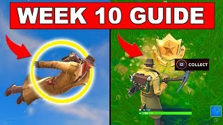 SEARCH BETWEEN MOVIE TITLES BATTLE STAR LOCATION, SKYDIVE ALL 20 RINGS - FORTNITE WEEK 10 CHALLENGES
