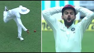 India vs Srilanka 1st Test:जडेजा ने की ऐसी गजब की फील्डिंग, फिर भी विराट ने दिया ये रिएक्शन