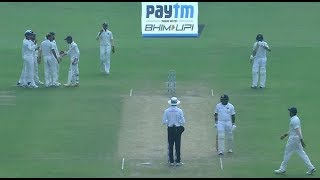 कोलकाता टेस्ट में श्रीलंकाई बैट्समैन की खुलेआम चीटिंग, ऐसे हुआ पूरा मोमेंट | India vs Srilanka test