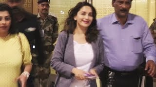 Madhuri Dixit Spotted At Airport