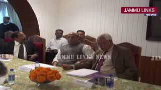 Rajnath Singh chairs security meet in Srinagar