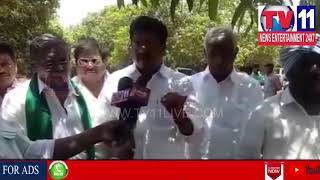 YSRCP LEADER VISITS RAIN AFFECTED AREAS DEMAND COMPENSATION FOR FARMERS | Tv11 News | 07-5-2018